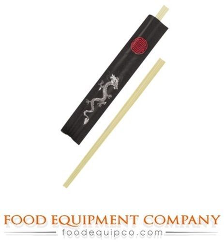 Paderno 48300-30 Bamboo Chopsticks disposable wrapped   - Case of 50