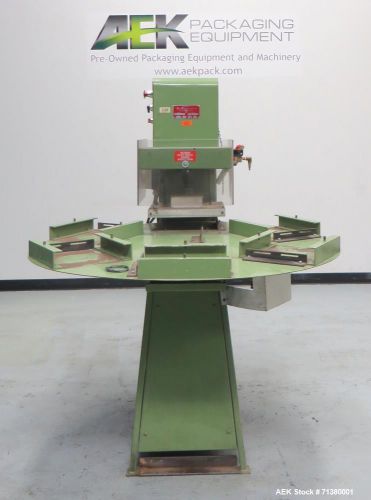 Used- visual thermoforming (visual pak) model ds 6 rotary blister sealer. machin for sale