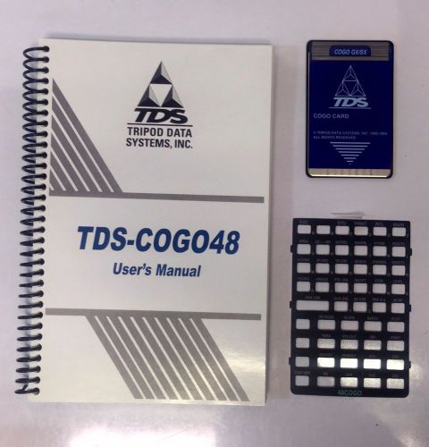 Tripod Data Systems TDS-48 COGO Card for Hp 48 GX Surveying Software