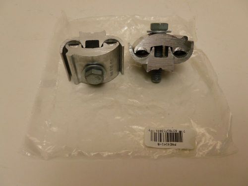 BLACKBURN Aluminum Parallel Groove Clamp -2 Pieces- 4/0 ACSR PAE4141-9 Pair NEW