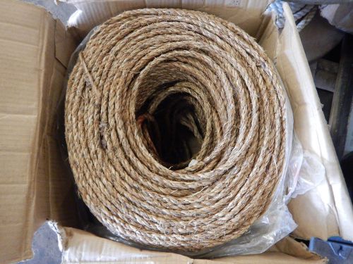 New clover 1/4&#034; diameter x 1250&#039; length manilla rope new                new for sale