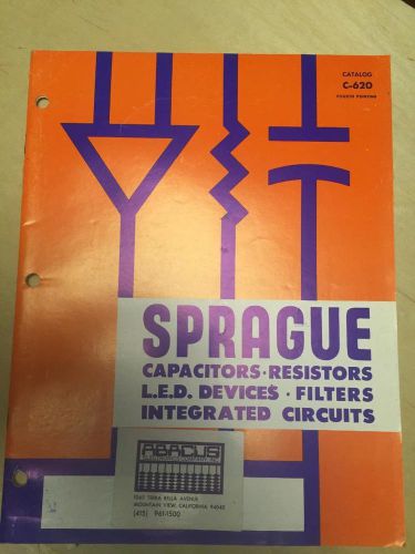 1972 Sprague Catalog ~ Capacitors LED Devices Integrated Circuits Filters