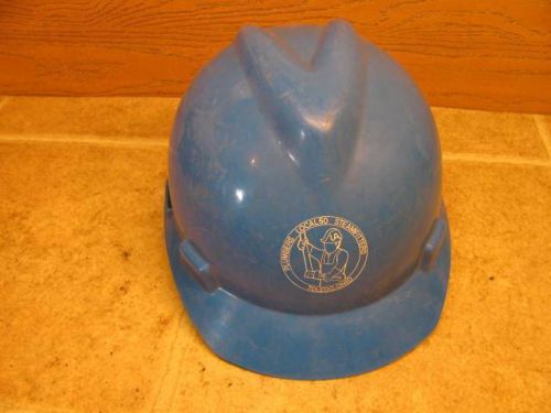 Vintage msa v guard hard hat union local 50 plumbers steamfitters mca toledo oh for sale