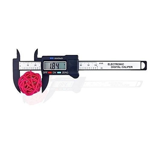 Apg(ship from ca) apg 100mm/4&#034; lcd digital electronic carbon fiber vernier for sale