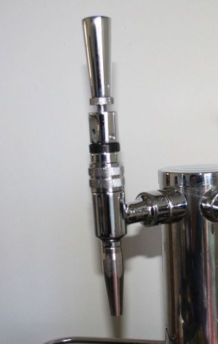 Guinness/stout draft beer stainless faucet nozzle with chrome tap handle upgrade for sale
