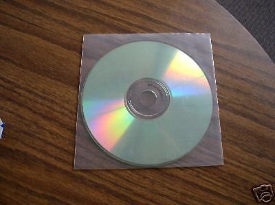 9000 PLASTIC CD DVD POLY (LDPE) BAG SLEEVE NO FLAP JS97