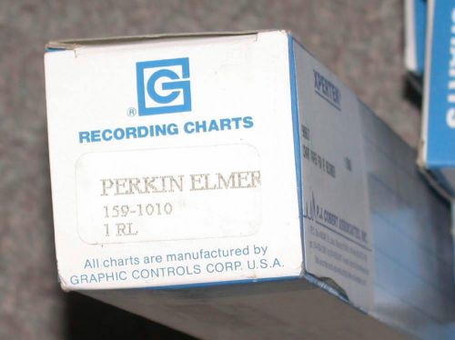 5x Rolls Graphic Controls Recording Charts Paper 159-1010 fit Perkin Elmer