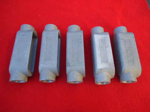 CROUSE HINDS CONDUIT BODY 3/4&#034; C29 ( NEW BOX OF 5 )