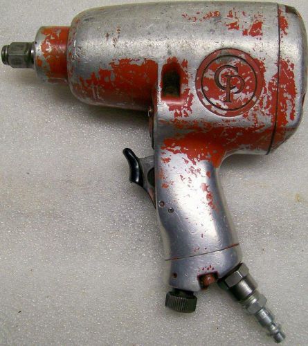 Used chicago pneumatic 1/2&#034; drive air impact tool wrench good working condition for sale