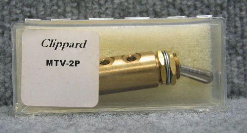 Clippard mtv-2p 2-way toggle valve 1/8&#034; npt max 300 psig enp steel toggle for sale