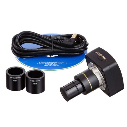 AmScope MU800 8MP USB 2.0 Microscope Camera for Photo + Video