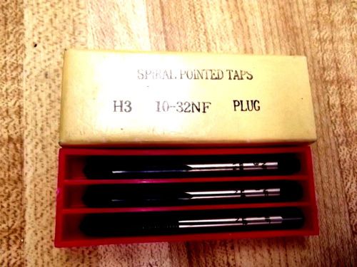 SPRIAL POINTED TAPS H3   10-32 NF PLUG!!! NOS!!!
