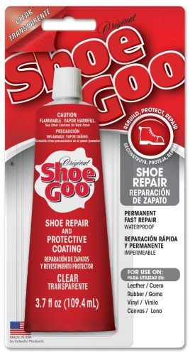 Eclectic Products Shoe Goo 3.7 FL Oz Shoe Repair Adhesive Glue 2Pack - Clear