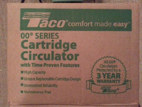 Taco 007-f5 circulator pump oem high capacity maintenance free hydronic heating for sale