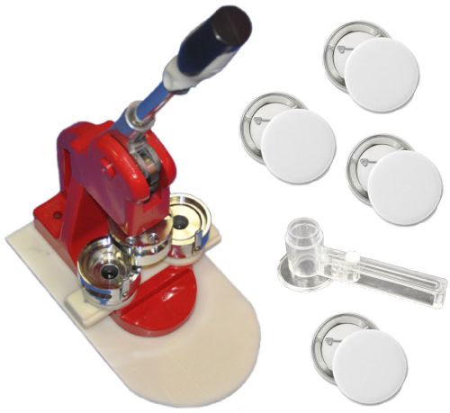 All metal 25mm badge button maker press machine+circle cutter+free 100 button for sale