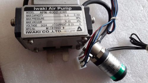 APN-4002-ERC  IWAKI  Air Vacuum pump   DC24V  9.33kPa   250mA   plus valve