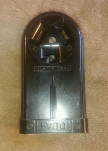 Vintage leviton 30a 125/250v outlet receptacle for sale