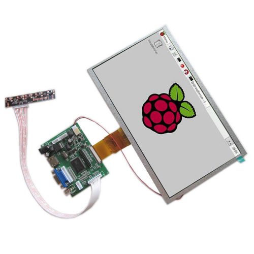 10.1&#034; inch tft lcd display  hdmi+vga+video driver board for raspberry pi for sale