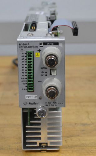Agilent Keysight N3304A DC Electronic Load Module 0-60V, 0-60A, 300W Three Avail