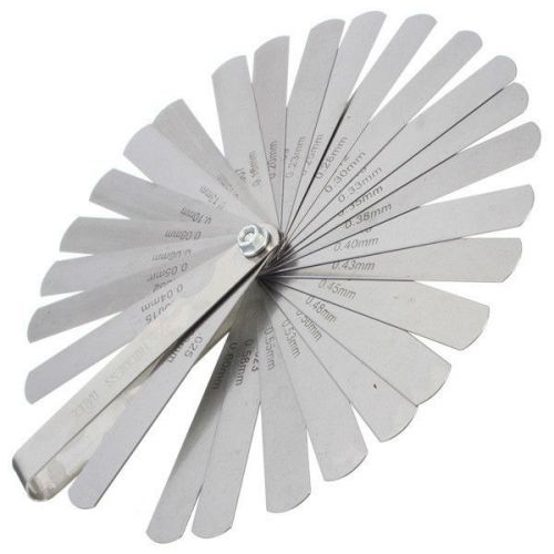 26 blades metric inch thickness gage set tappet valve feeler gauge for sale