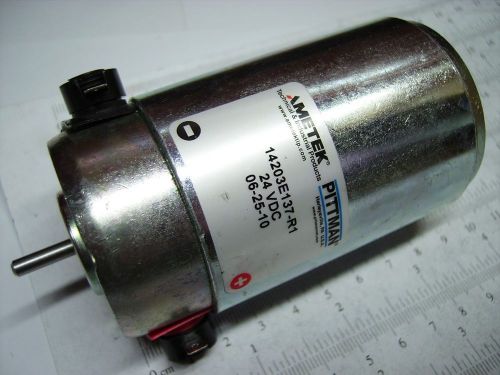 1 Pcs PITTMAN AMETEK 24 vdc 14203 DC054B-3  Brush DC Motor 14203 used