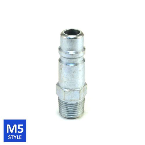 Foster 5 Series Quick Coupler Plug 1/2 Body 3/8 NPT Air and Water Hose Fittings