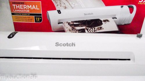 Scotch Thermal Laminator Advanced 13” Extra Wide 1 Minute Warm-Up 5X Faster