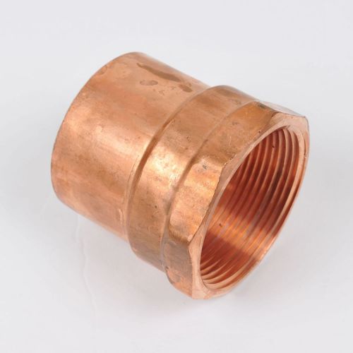 Copper female adapter plumbing fitting elkhart cxf 2-1/2&#034; lead free wrot sweat for sale