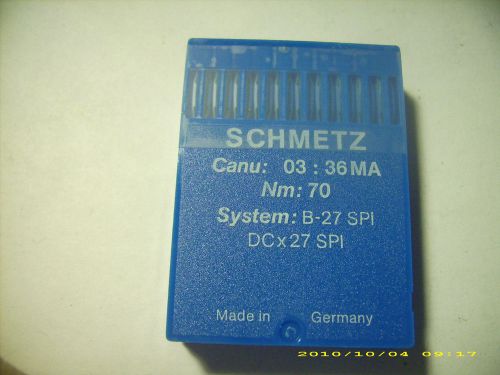 40 pc SCHMETZ sewing machine needles B-27 SPI DCx27 SPI  NM 70