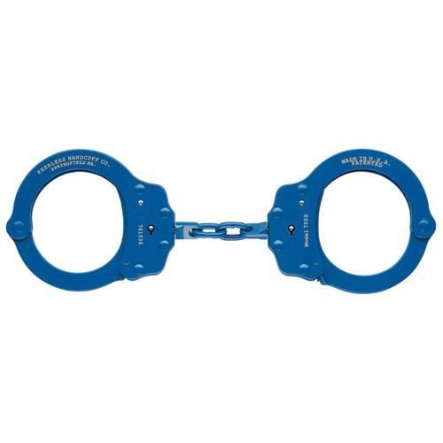 New Peerless Chain Link Handcuff Navy Blue 750CN