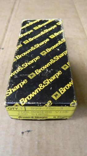BROWN &amp; SHARPE TOOLMAKERS VISE #599-752-3