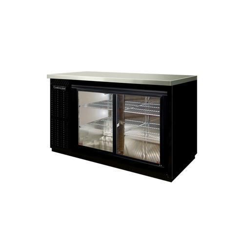 Continental refrigerator bbc69s-sgd back bar cabinet, refrigerated for sale