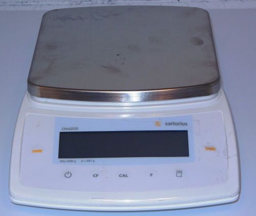 Sartorius CPA4202S Electronic Digital Scale, 4200 g x 0.01 g,