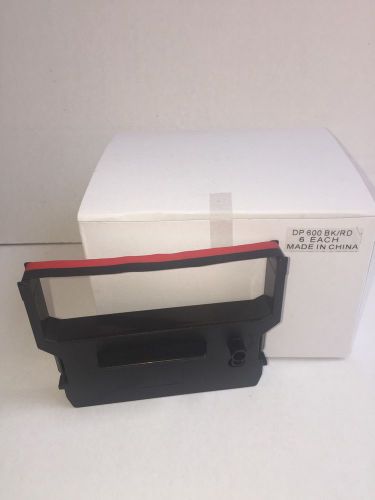 Citizen DP 600/ IR 61  Black /Red 6 - Pack Compatible Printer Ribbon
