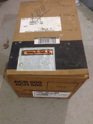 NEW IN BOX ABB ACS501002400P5 ADJUSTABLE FREQUENCY DRIVE ACS501-002-4-00P5