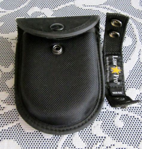 Law pro security nylon handcuff holder case #s69425 belt loop and belt keeper for sale