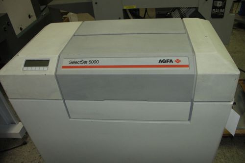 Agfa select 5000 platemaker for sale