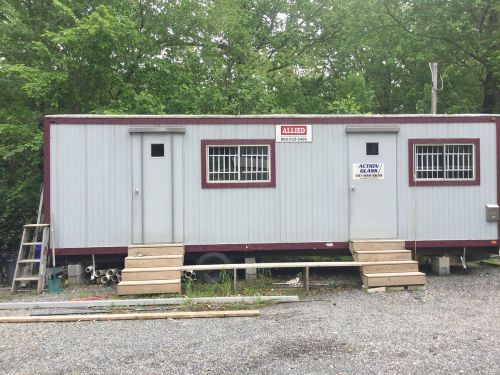 8&#039; x 30 mobile office trailer - used. bathroom. a/c and heat. great shape ready for sale