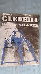 Original 1930&#039;s Gledhill Road Machinery Company Road Shaper Brochure-Galion O.