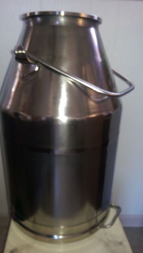 NEW stainless steel milk bucket - fits Delaval - 80 pound capacity