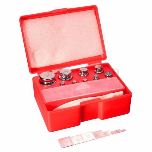 17pcs 211.1g 10mg-100g m2 set grams precision calibration weight digital scale for sale