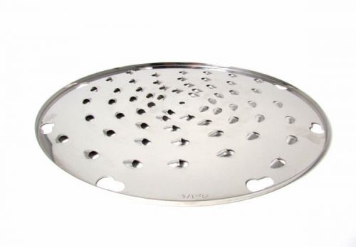 Stainless Steel Shredder Plate 1/4&#034; Holes NSF Approved Made In Germany