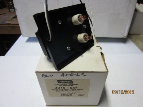 Allanson  2721-647 &amp;  2275-647 ignition transformer- for blue angle oil burner for sale