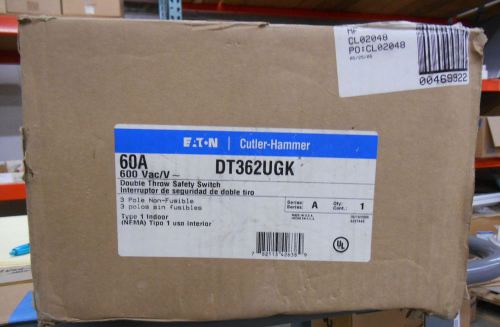 Eaton Cutler-Hammer DT362UGK Double Throw Safety Switch 60A 600VAC