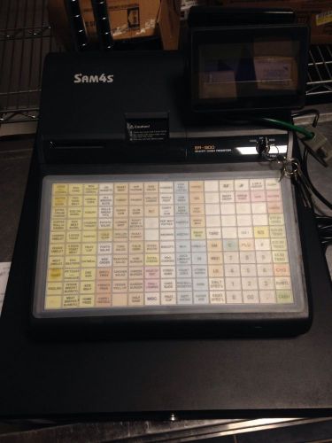 SAM 4s ER-900 Cash Register with flat keyboard, receipt printer and MSR