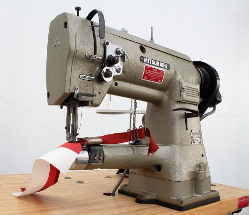 MITSUBISHI CU-865 Walking Foot Cylinder Bed Binder Industrial Sewing Machine