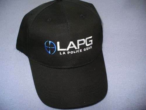 LAPG LA Police Gear Baseball Cap Hat Black