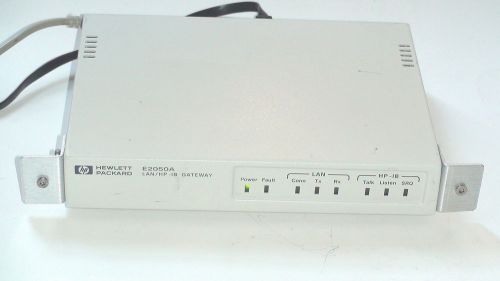 Agilent / HP E2050A GPIB HPIB over IP Ethernet LAN Internet Converter Gateway