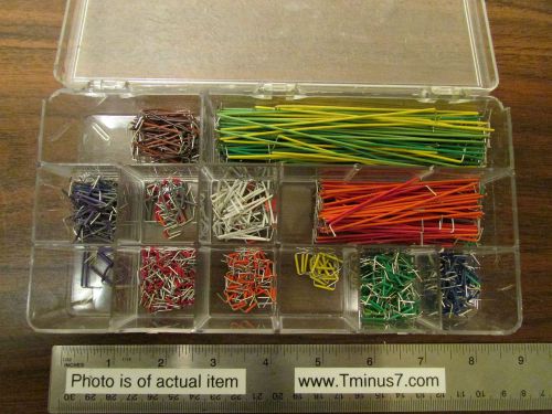 Set of assorted wire jumpers pre-cut for solderless breadboards nos for sale
