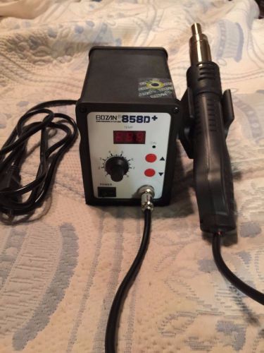 Bozan 858d soldering rework station hot air gun smd rework station - not working for sale